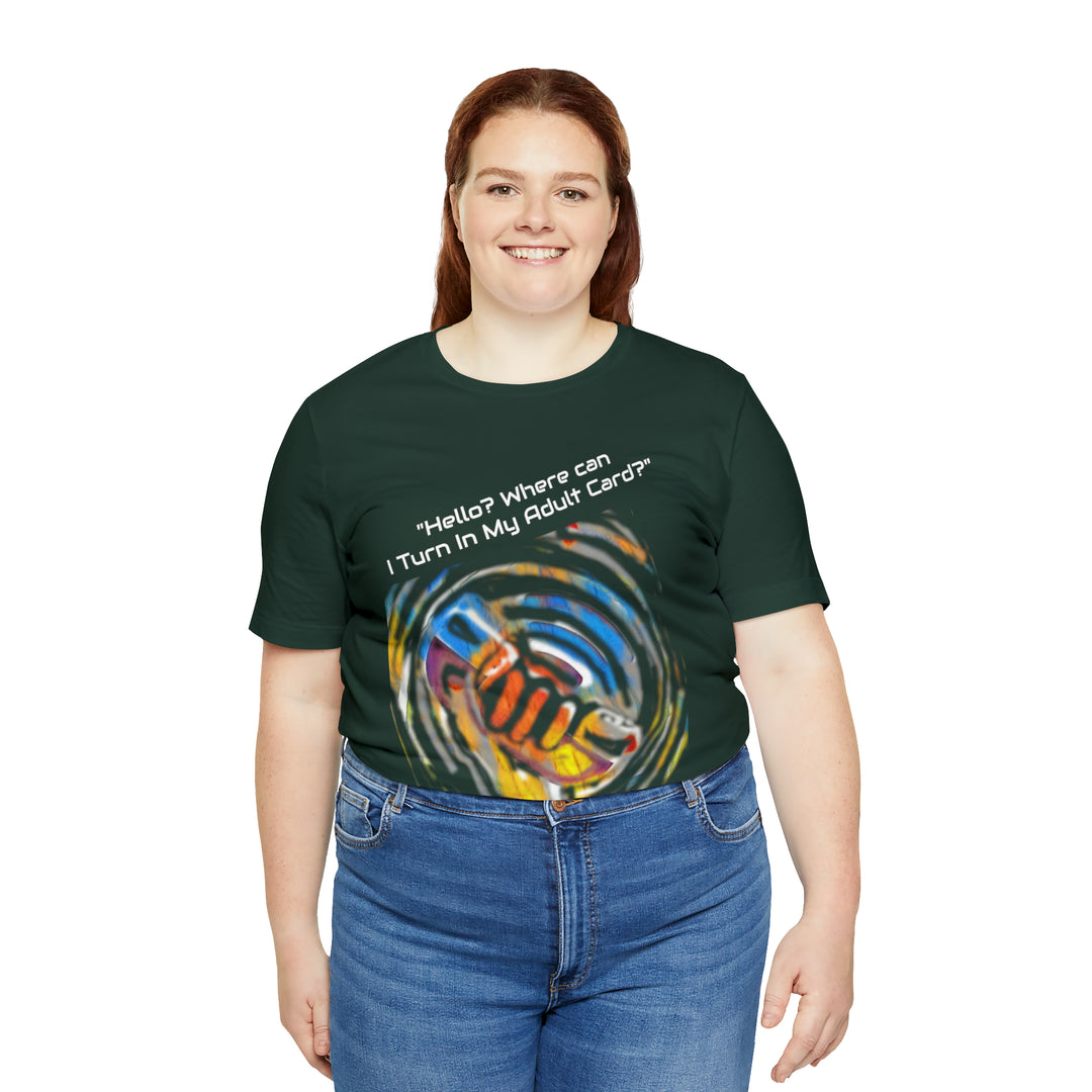 ADULT CARD Dad Jokes Unisex Jersey Short Sleeve Tee