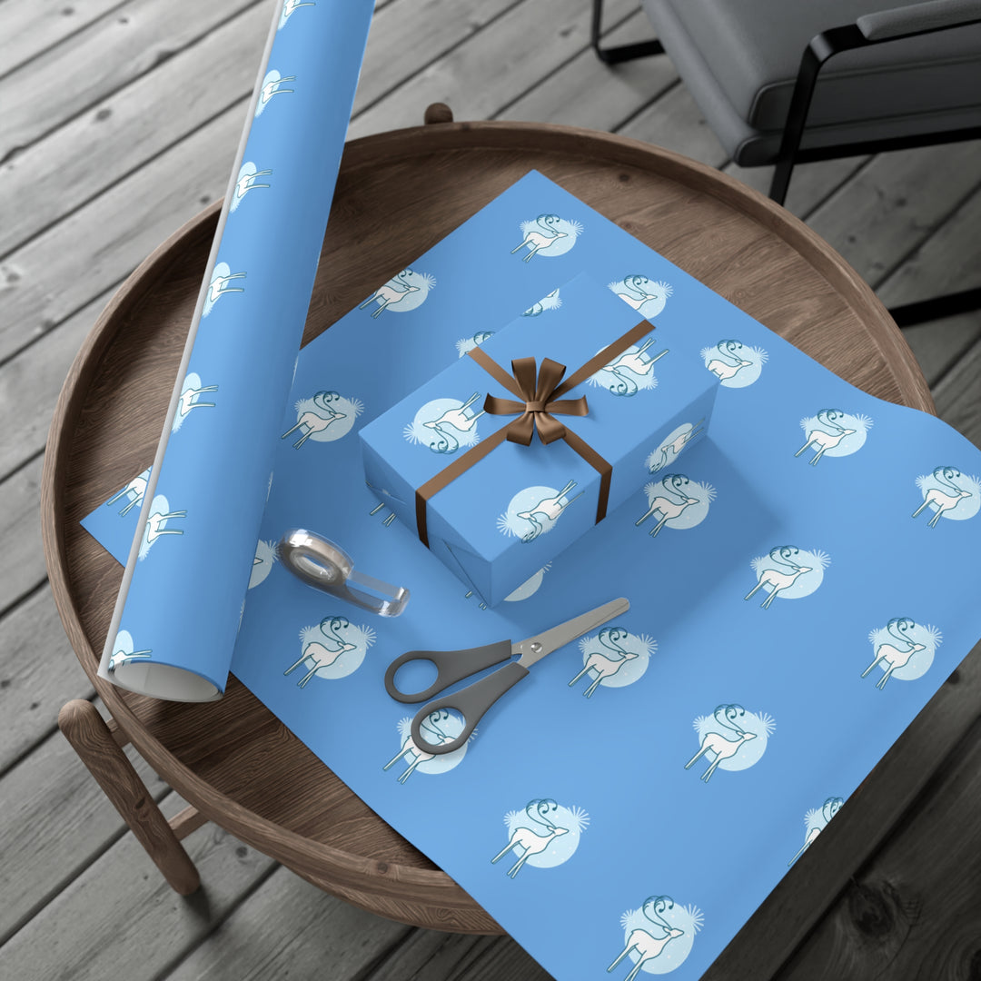 Reindeer in the Snow Gift Wrap Papers