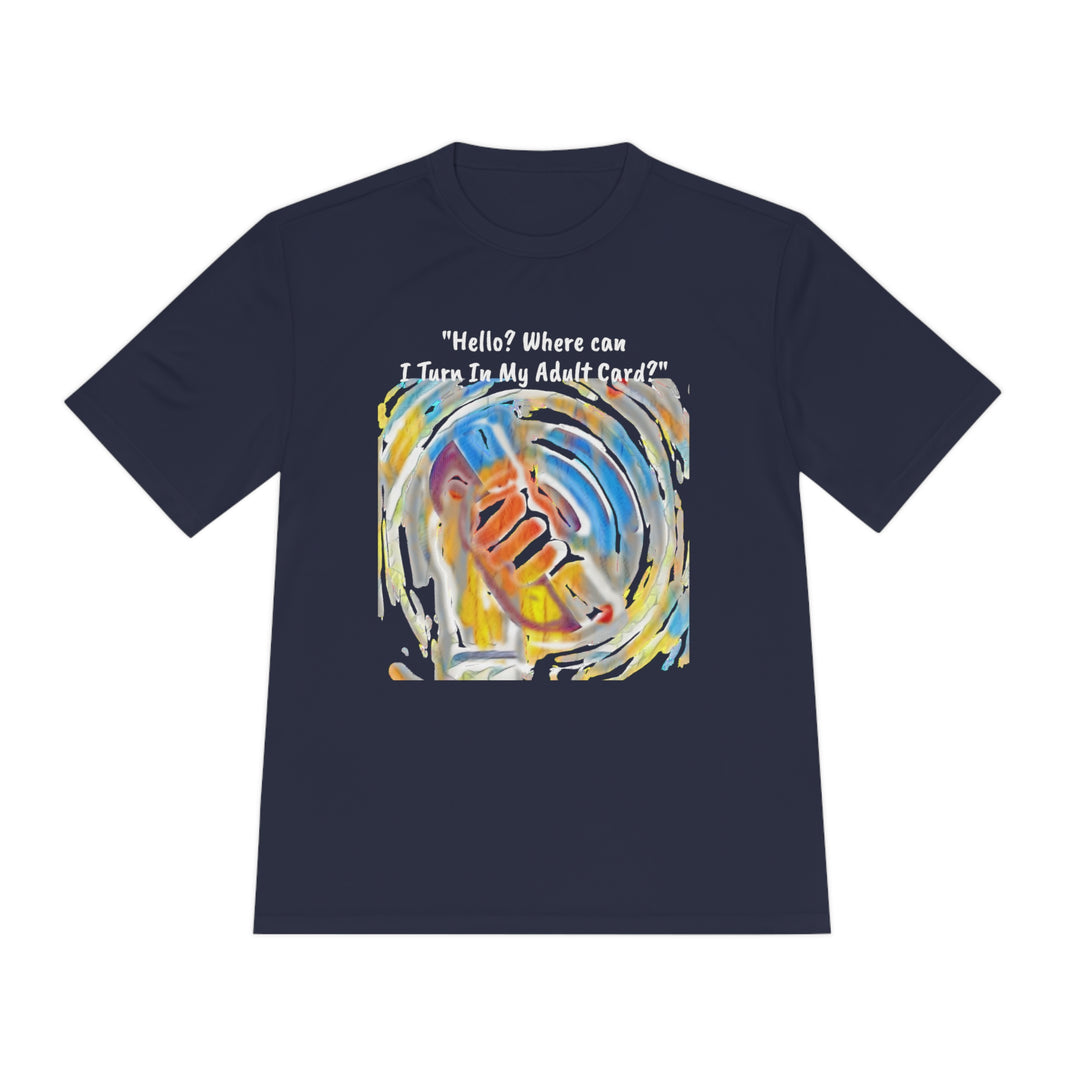 Adult Card Returns Unisex Moisture Wicking Tee