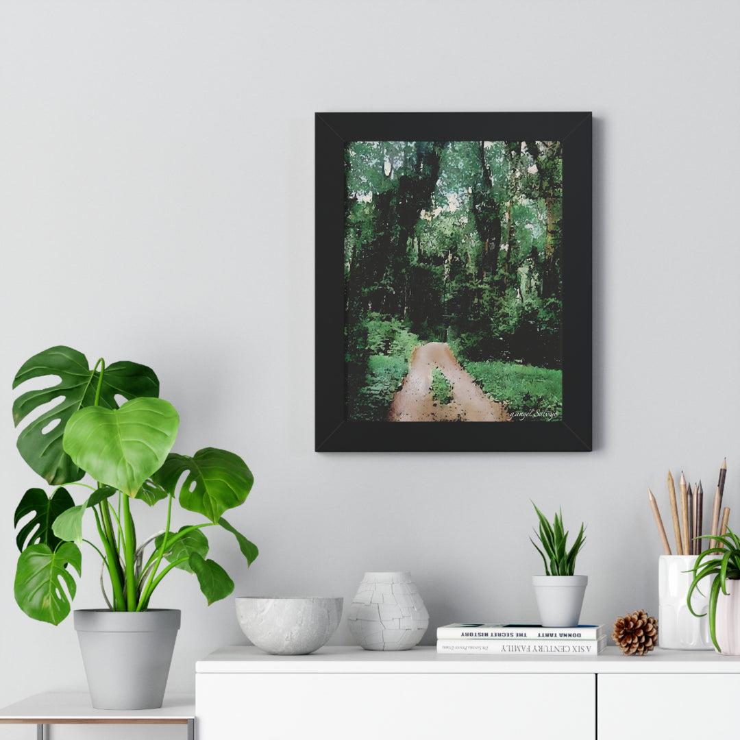 Life Viewed in Retrospect Framed Vertical Poster