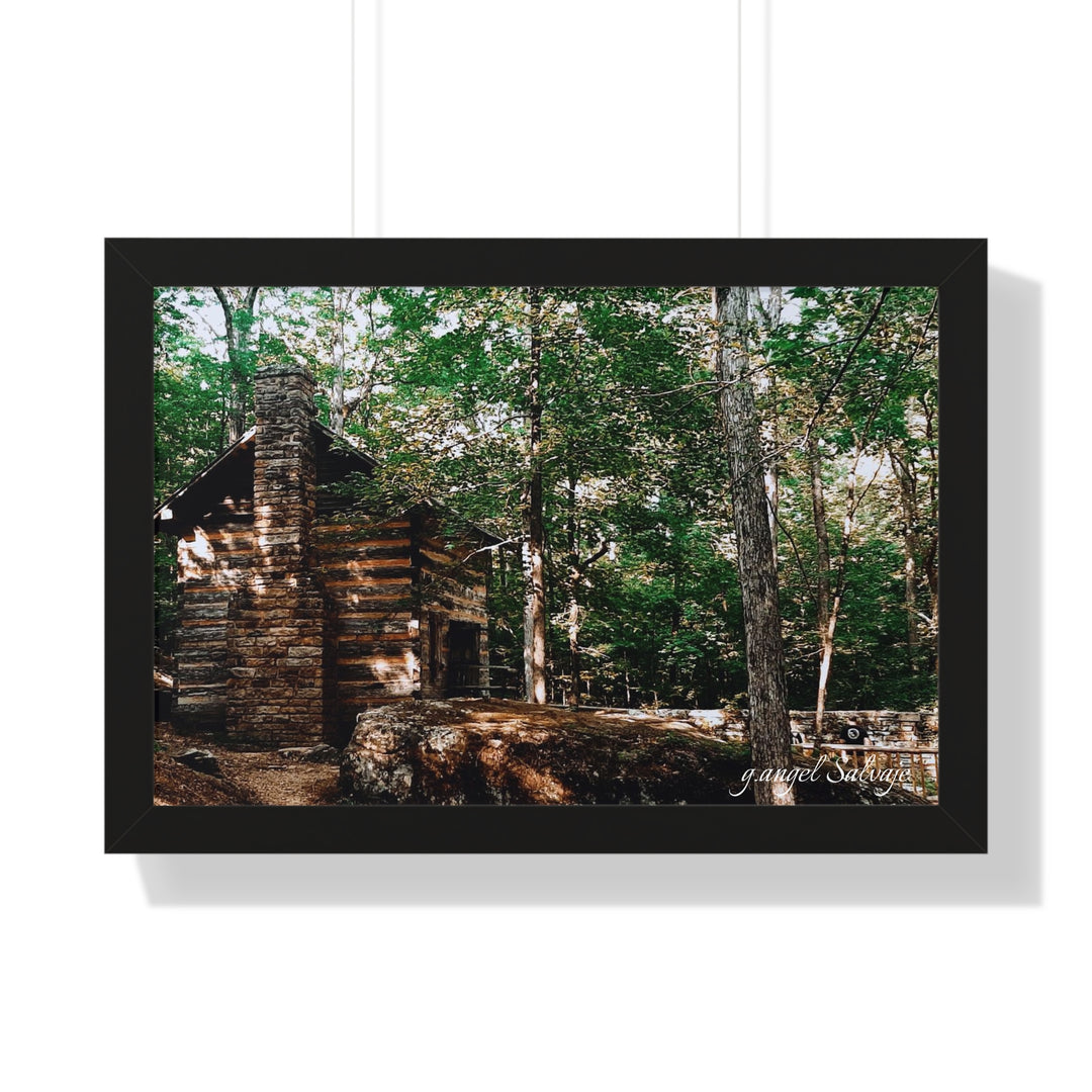 Just a Cabin in the Corner of Gloryland Framed Horizontal Poster