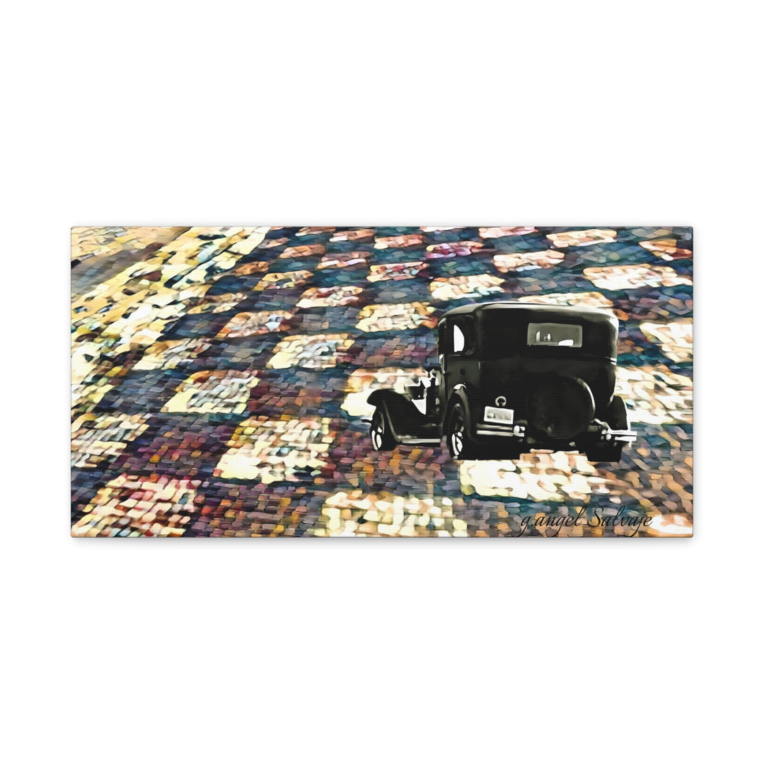 Checkered Past ,Matte Canvas, Stretched, 1.25"