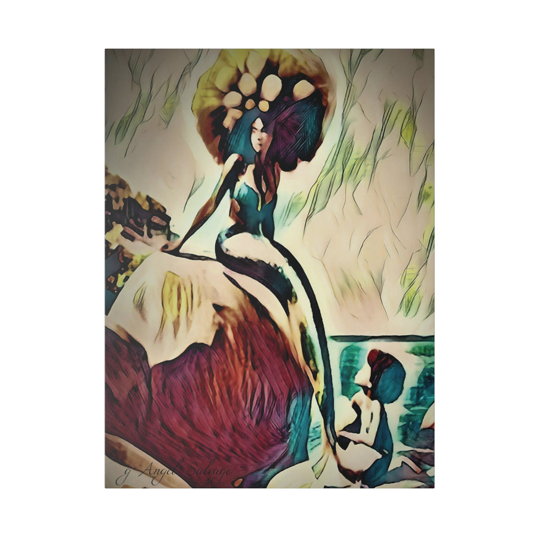 Mermaid Madonna Canvas, Stretched, 0.75"