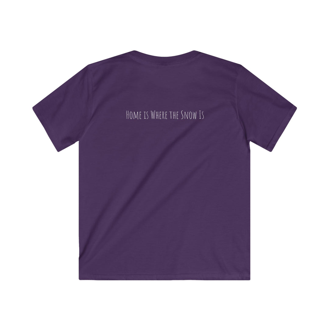 Kids Tee - Home is Where the Snow Is - T'Linda Smiles Honesty and Humility Design
