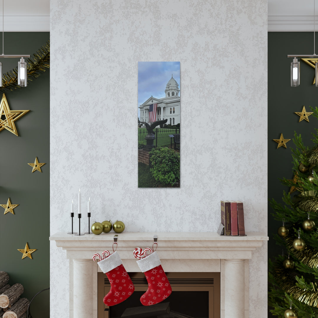 Colbert County Flag and Eagle Canvas Gallery Wraps