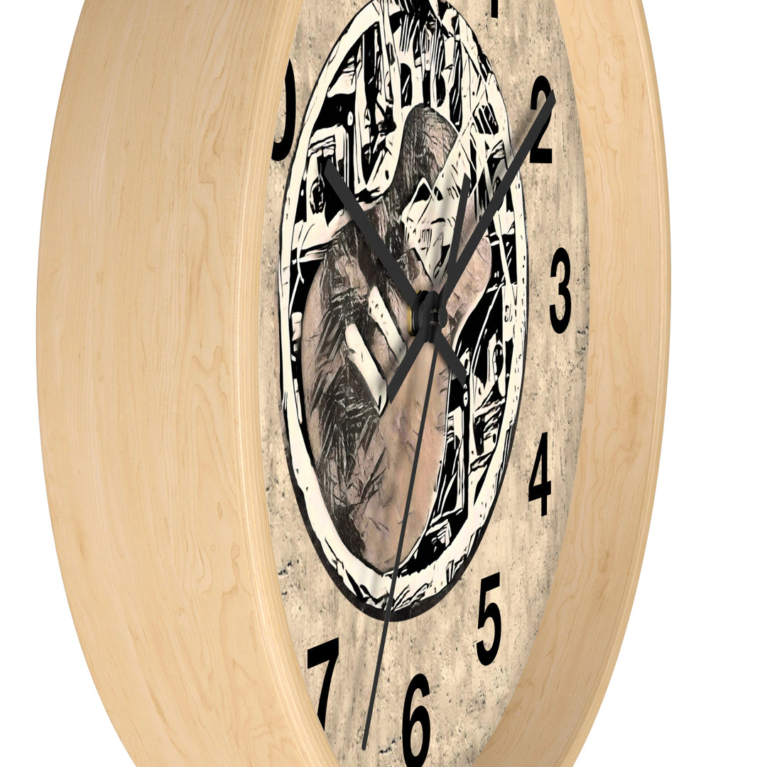 A Little Sketchy Guitar on Nashville Wall Clock
