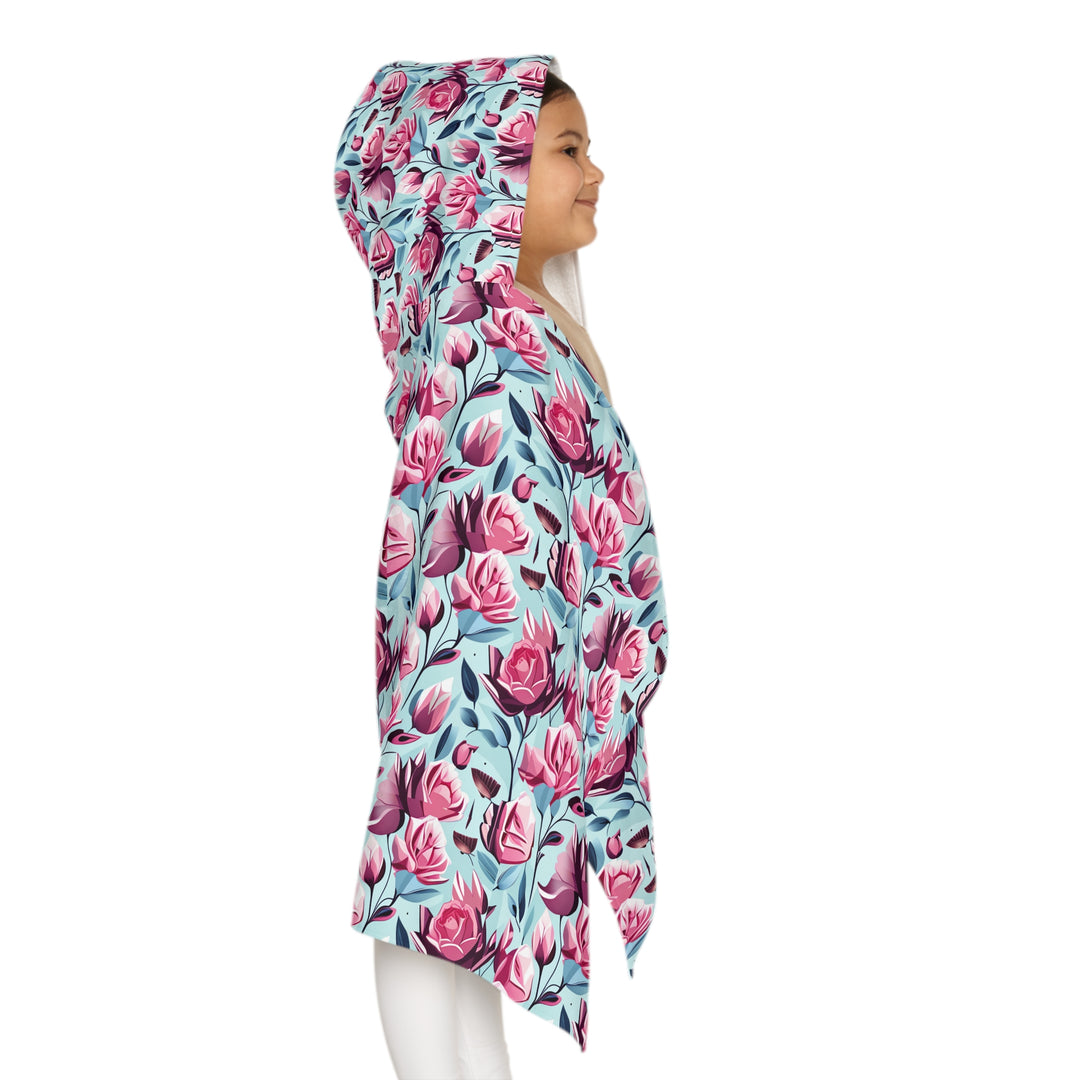 Roses are Pink Youth Hooded Towel