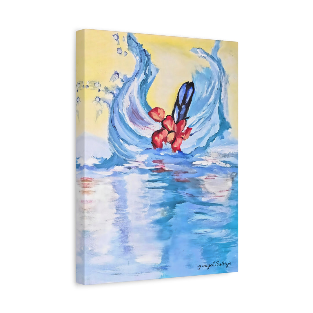 Diving into the Depths Matte Canvas, Stretched, 1.25"