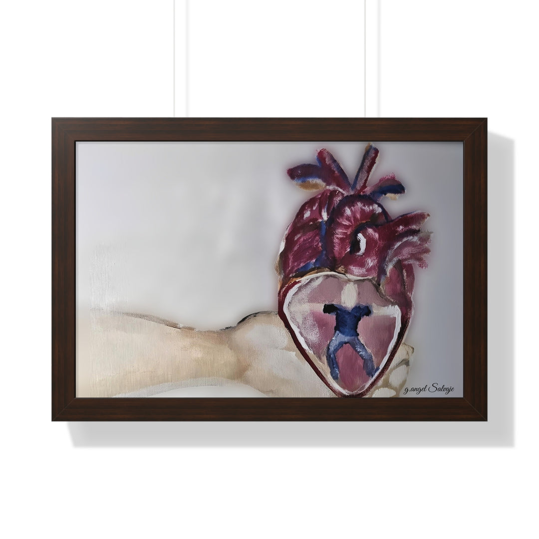 Abiding Within Framed Horizontal Poster