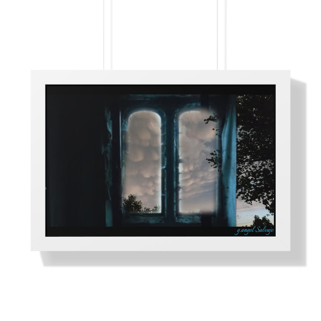 Walk into the Sky Framed Horizontal Poster