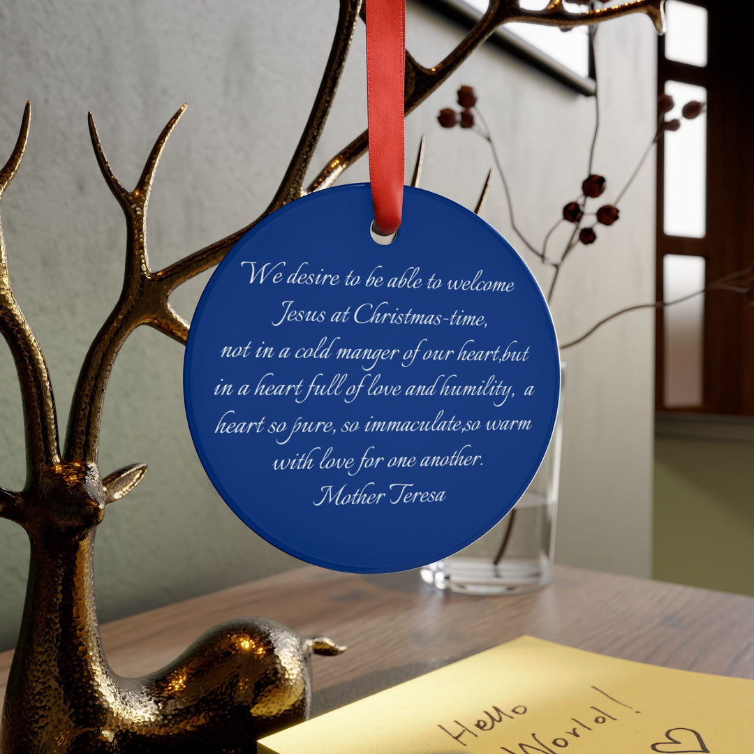 ShadowWork, Acrylic Ornament with Ribbon
