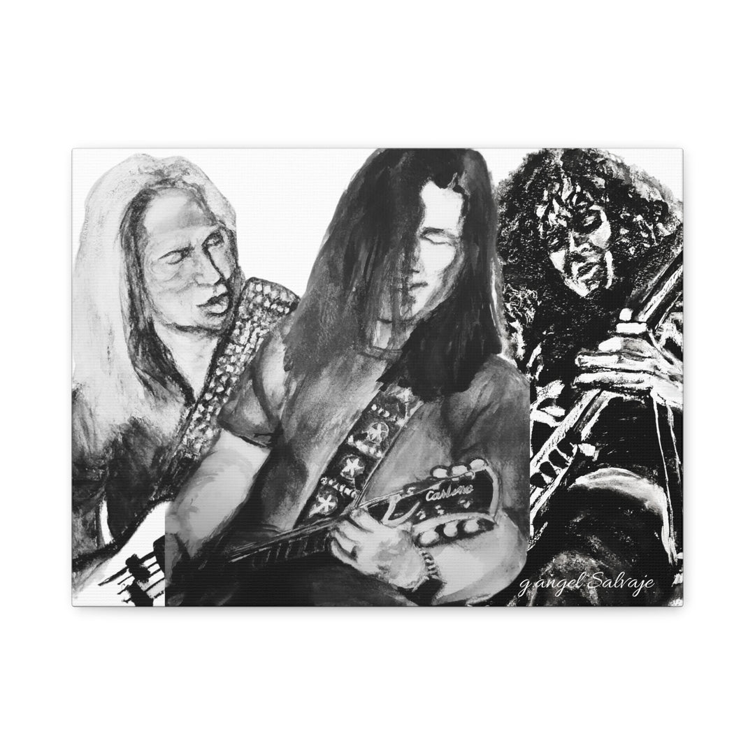 Canvas Print - Slaughter Band Mad About You painting Compilation g angel Salvaje