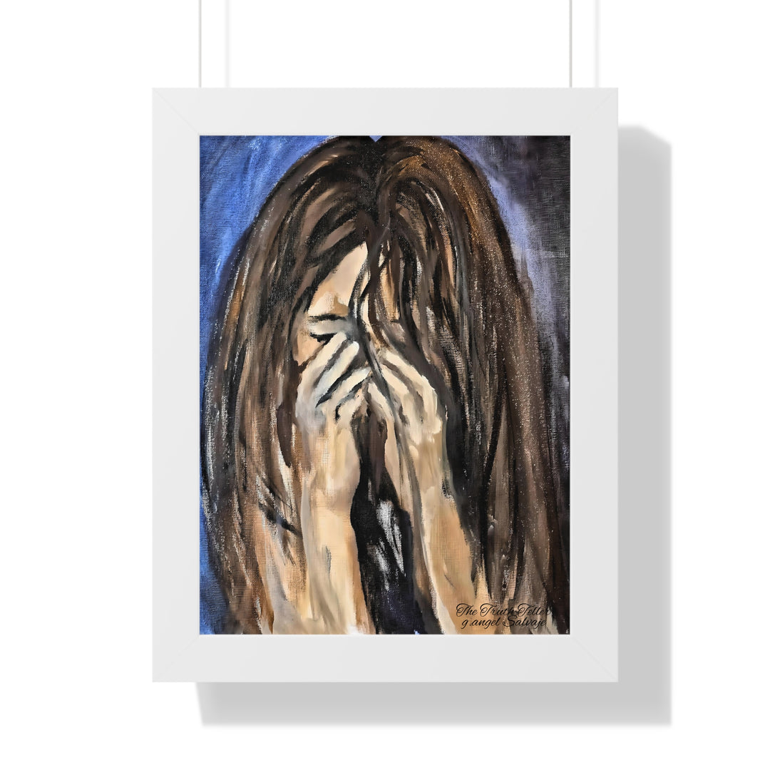 The Truth Teller Framed Vertical Poster