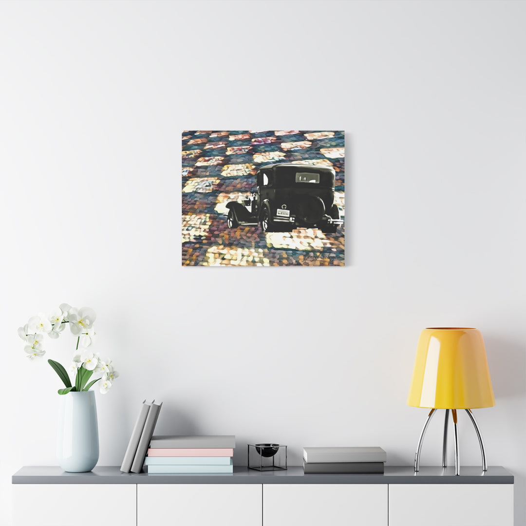 Checkered Past ,Matte Canvas, Stretched, 1.25"