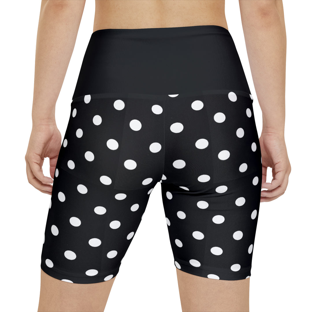 Polka dot Women's Workout Shorts (AOP)