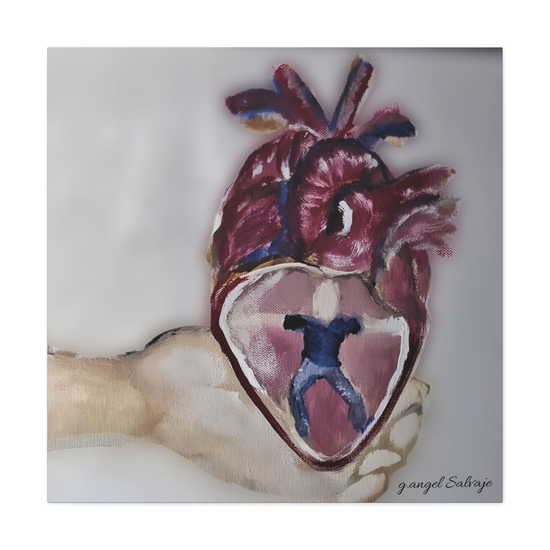 Canvas Print - Abiding Within:Extremely Whole Hearted Sleeves Painting by g angel Salvaje