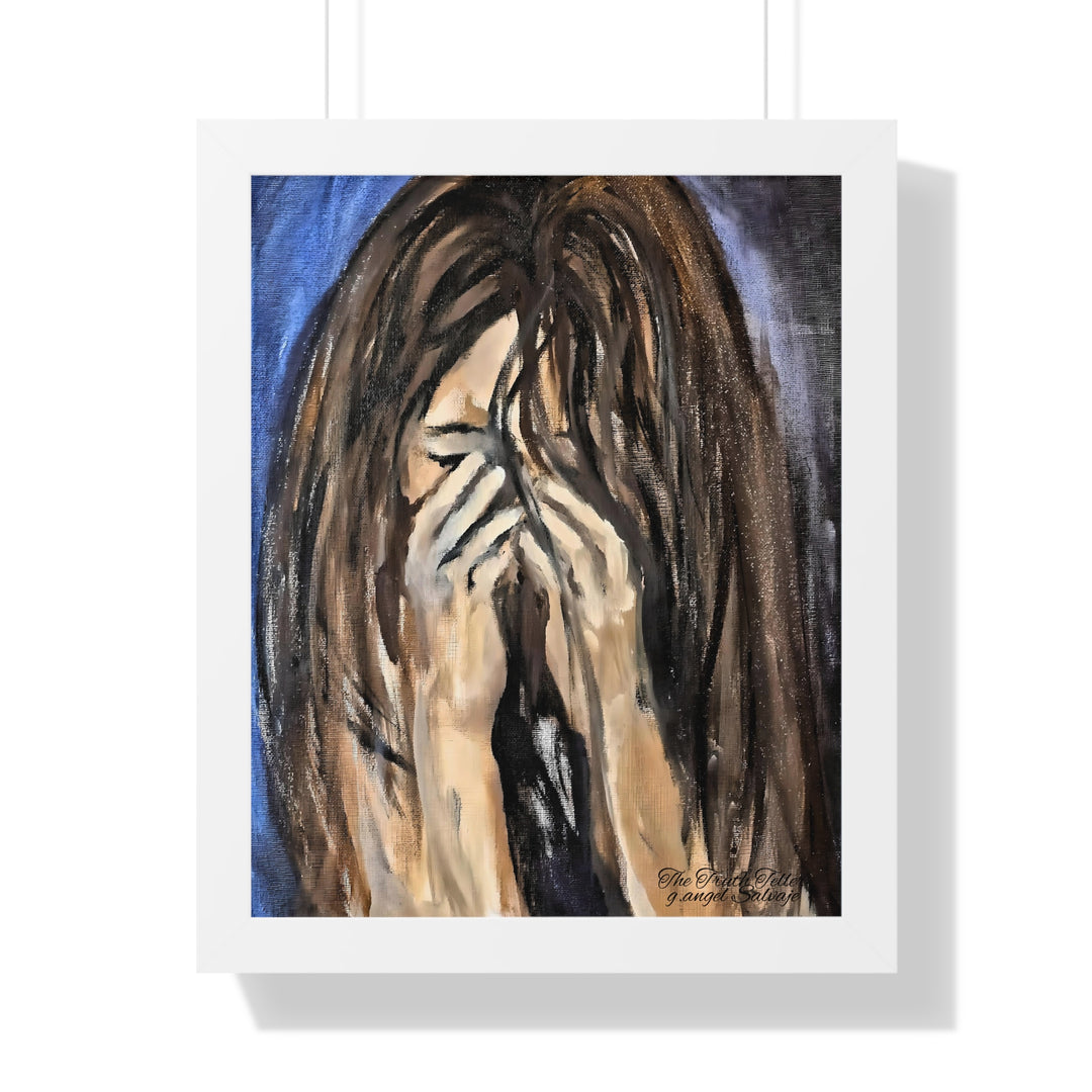 The Truth Teller Framed Vertical Poster
