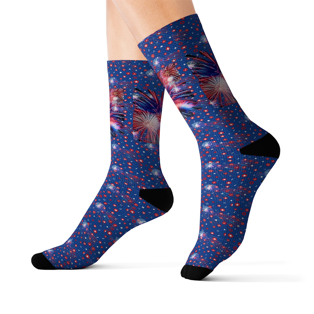 Fireworks Sublimation Socks