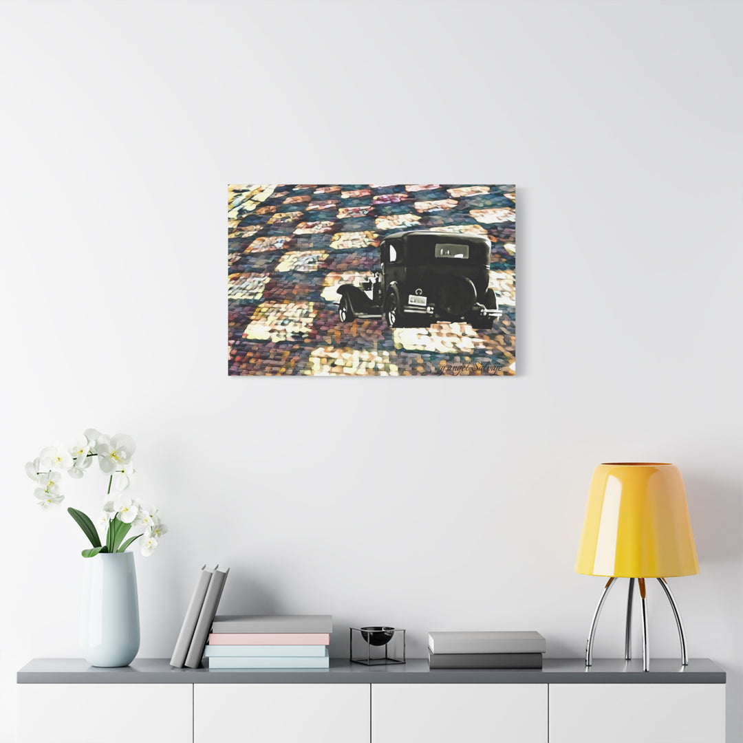Checkered Past ,Matte Canvas, Stretched, 1.25"