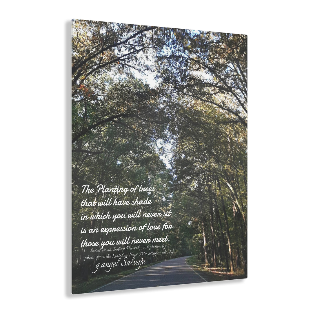 Servitude and Love, Indian Proverb adaptation, Acrylic Prints