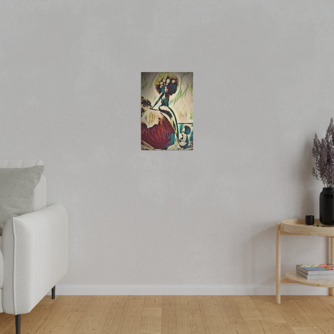 Mermaid Madonna Canvas, Stretched, 0.75"