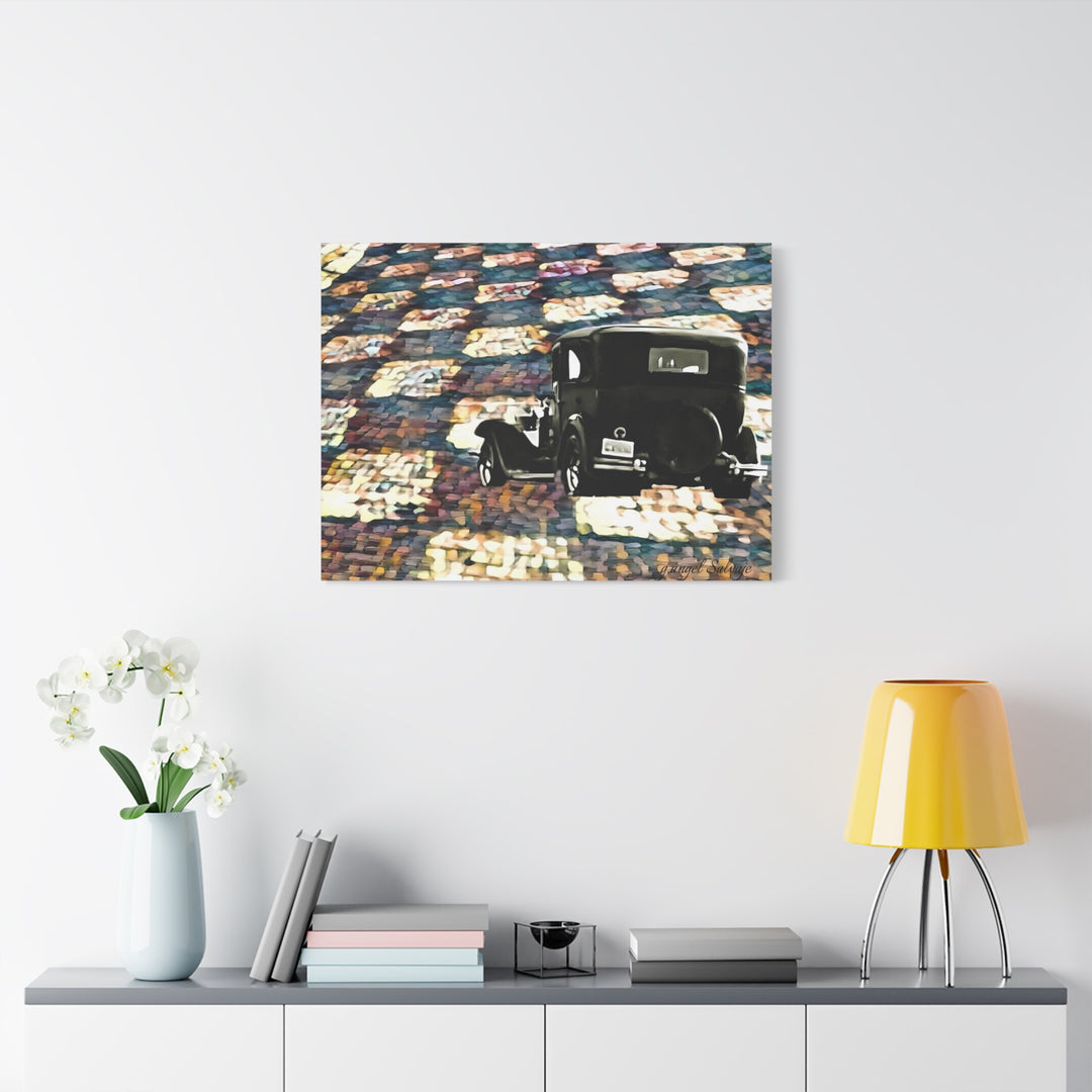 Checkered Past ,Matte Canvas, Stretched, 1.25"