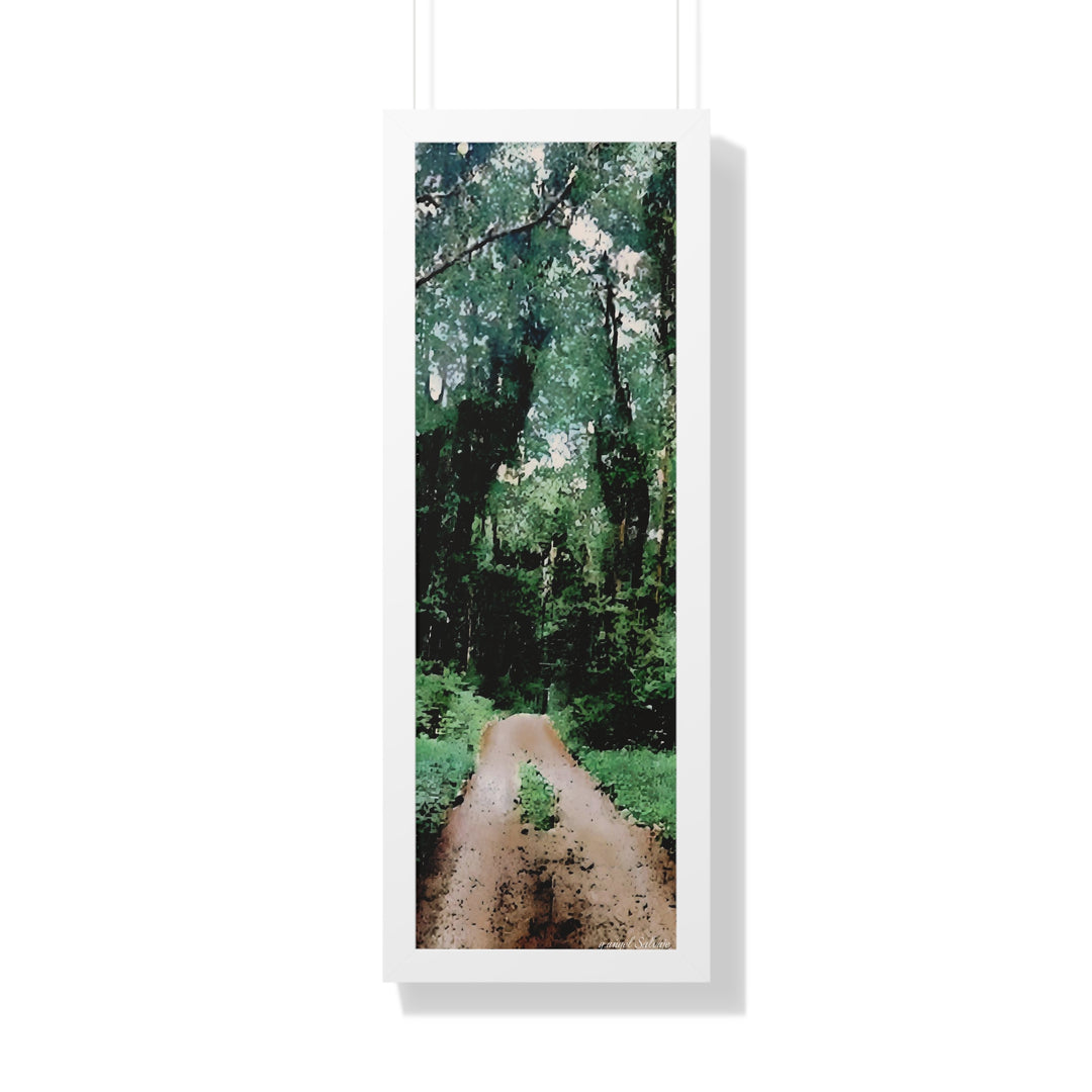 Life Viewed in Retrospect Framed Vertical Poster