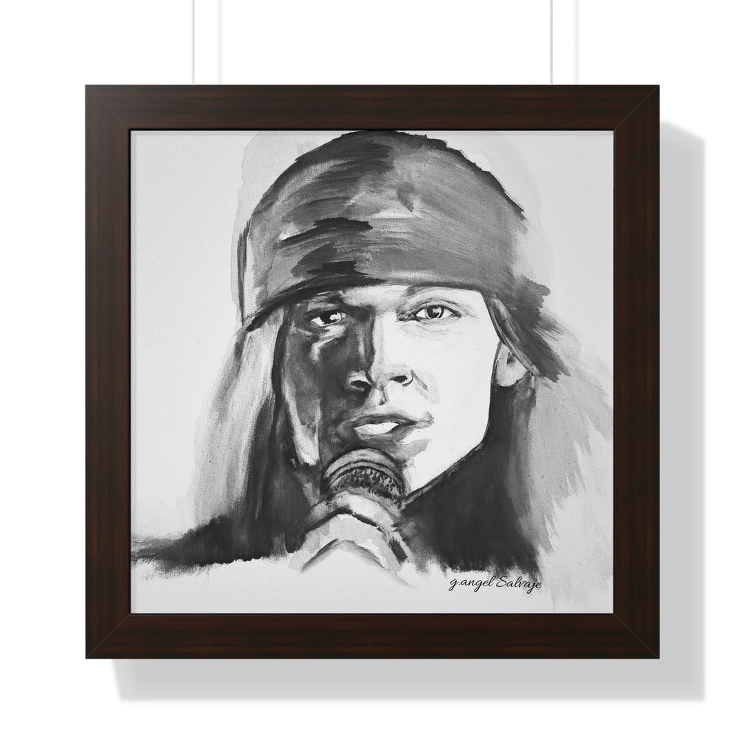 Axle Rose Vertical Poster