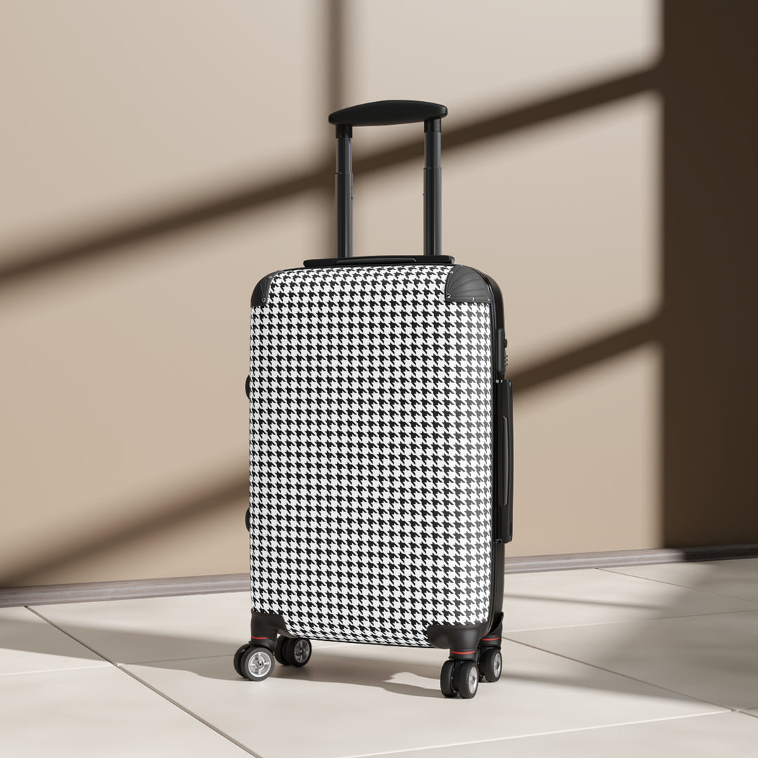 Hound's Tooth Suitcase