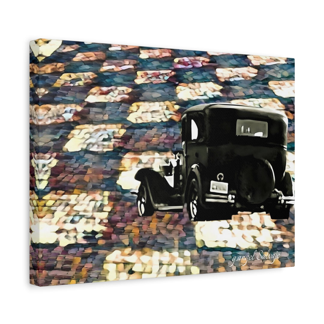 Checkered Past ,Matte Canvas, Stretched, 1.25"