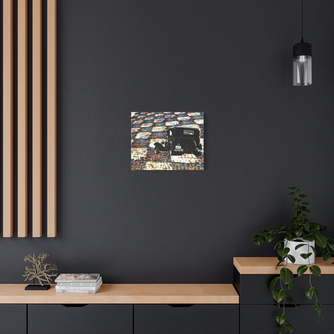 Checkered Past ,Matte Canvas, Stretched, 1.25"