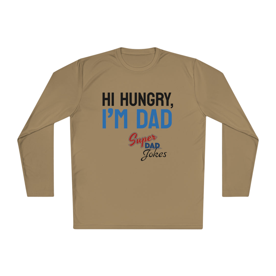 Hi hungry, Super Dad Jokes Unisex Lightweight Long Sleeve Tee