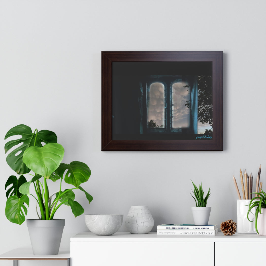 Walk into the Sky Framed Horizontal Poster