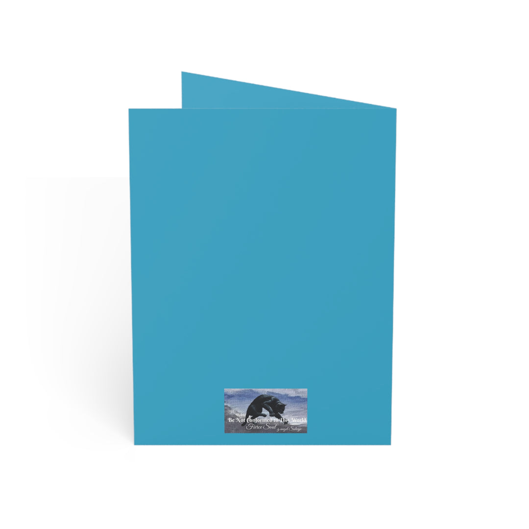 Greeting Cards Uplifting 'Courageous Beyond Understanding' Painting