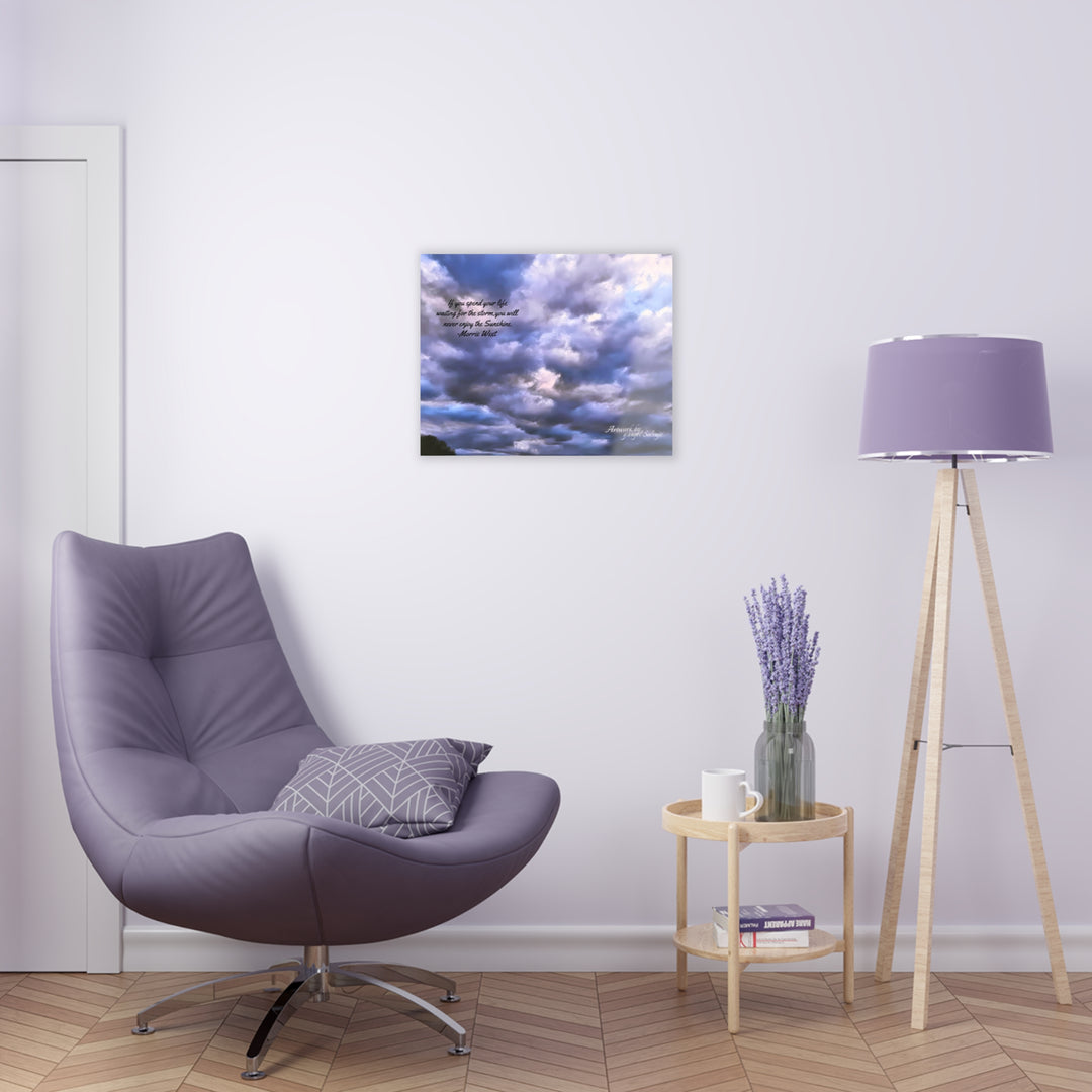Dont Miss the Sunshine, Morris West Quote Acrylic Prints