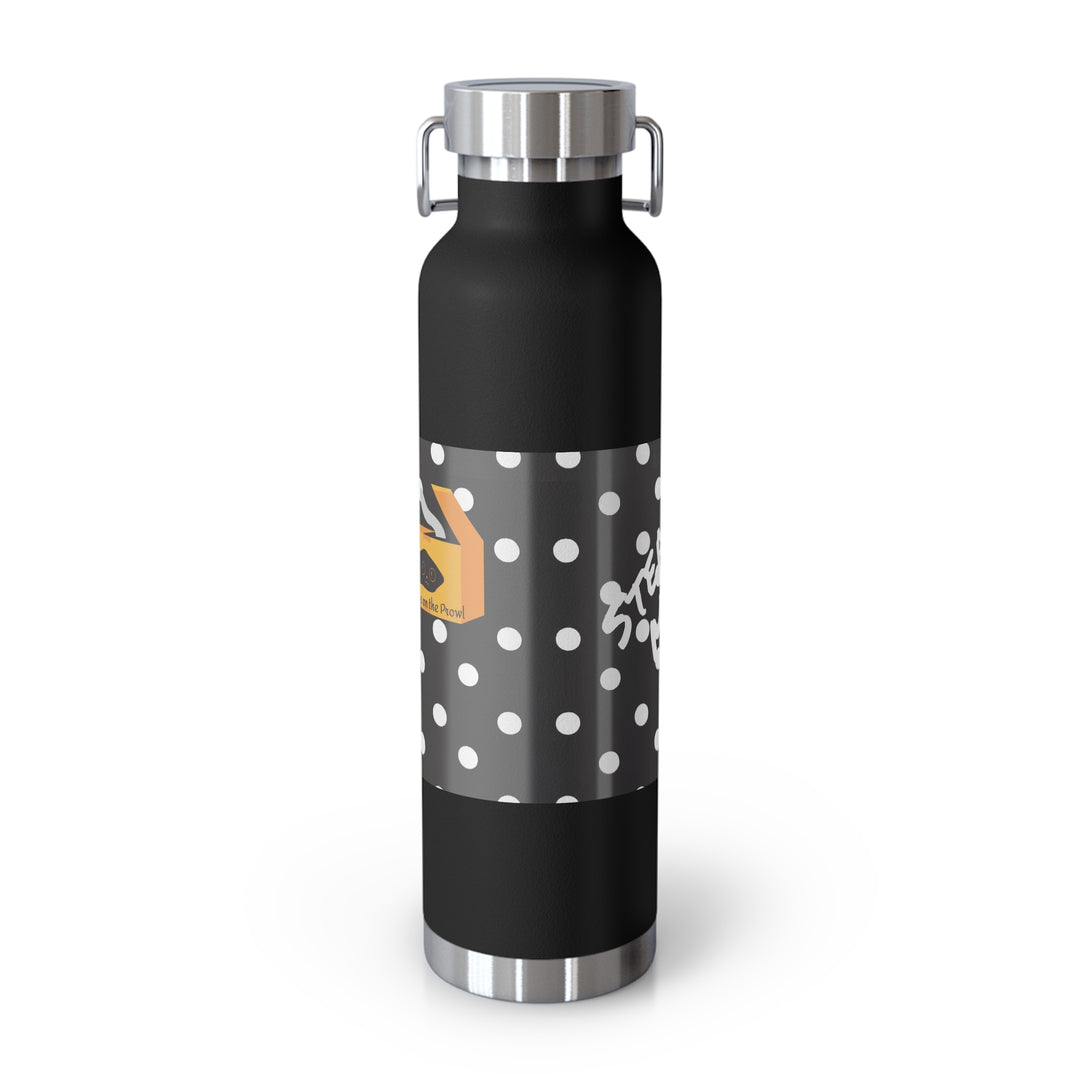 Secret Agent Cat Copper Vacuum Insulated Bottle, 22oz