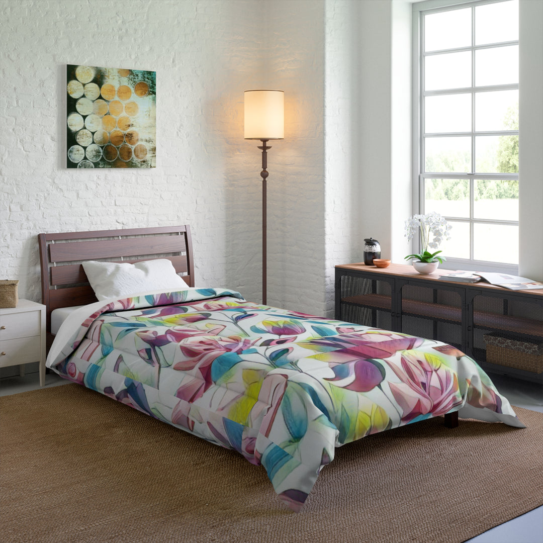 Colorful Roses Comforter