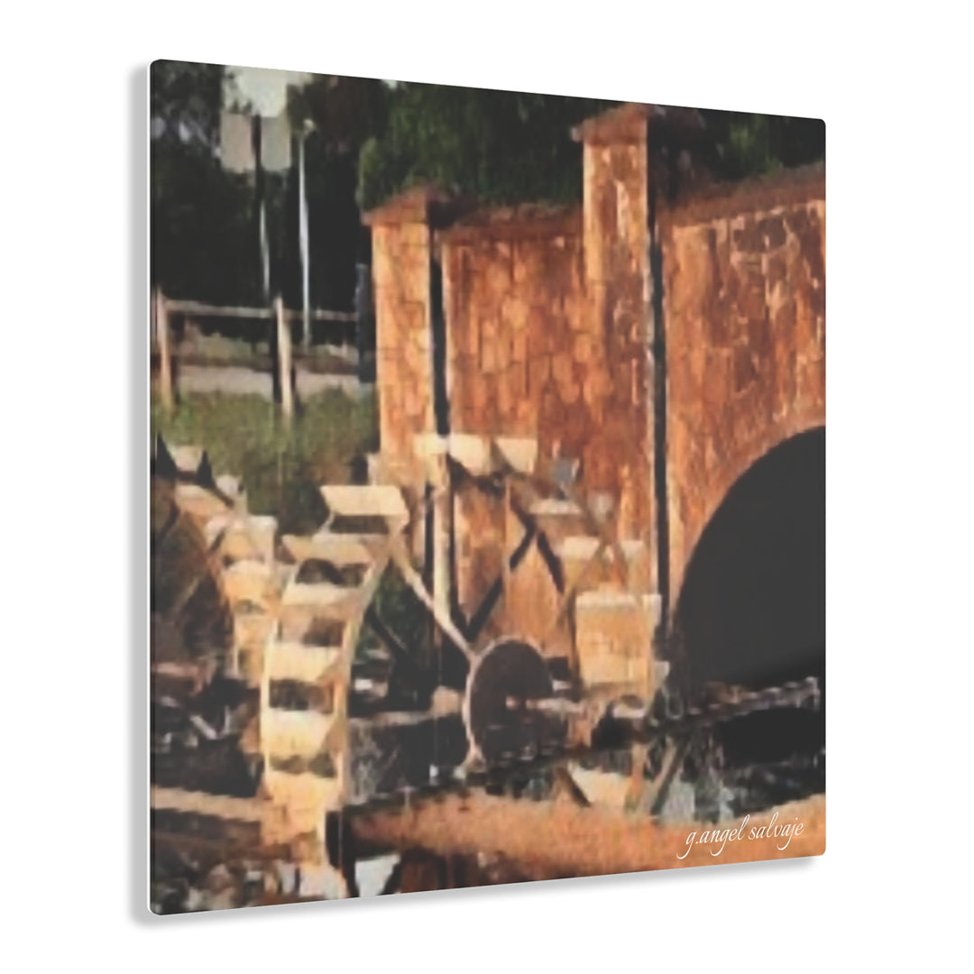 Water Wheels Acrylic Prints