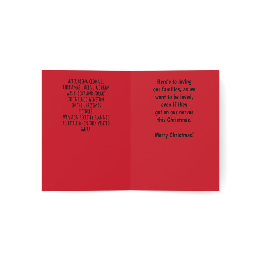 Greeting Cards Cheeky Christmas Queen & Winston Design Set