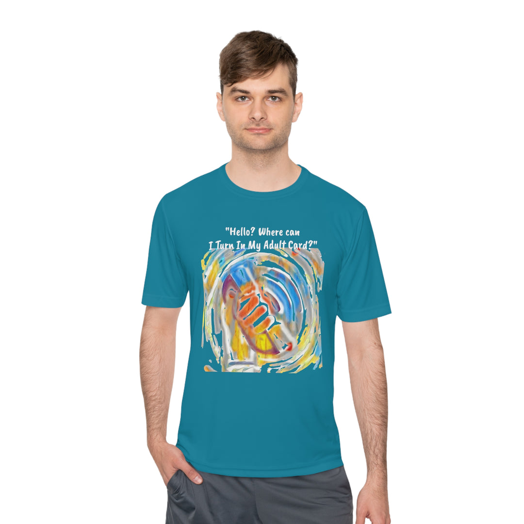 Adult Card Returns Unisex Moisture Wicking Tee