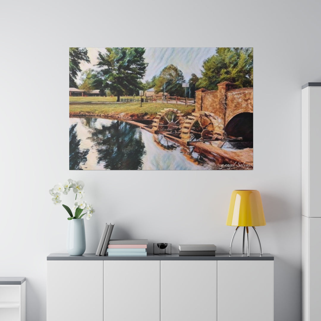 Water Under the Bridge, Spring Park Matte Canvas, Stretched, 0.75"