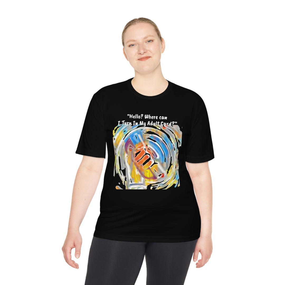 Adult Card Returns Unisex Moisture Wicking Tee