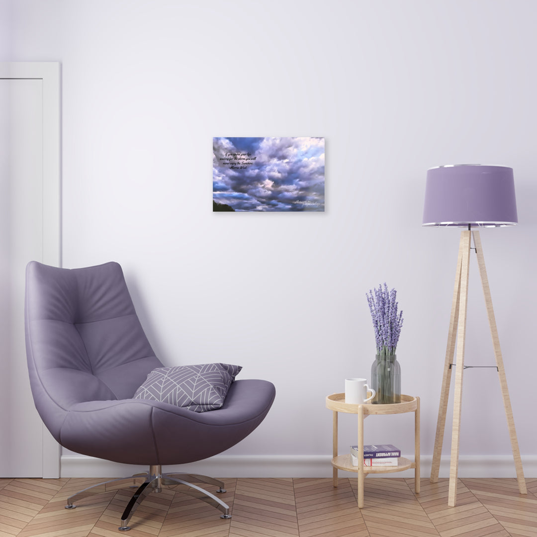 Dont Miss the Sunshine, Morris West Quote Acrylic Prints
