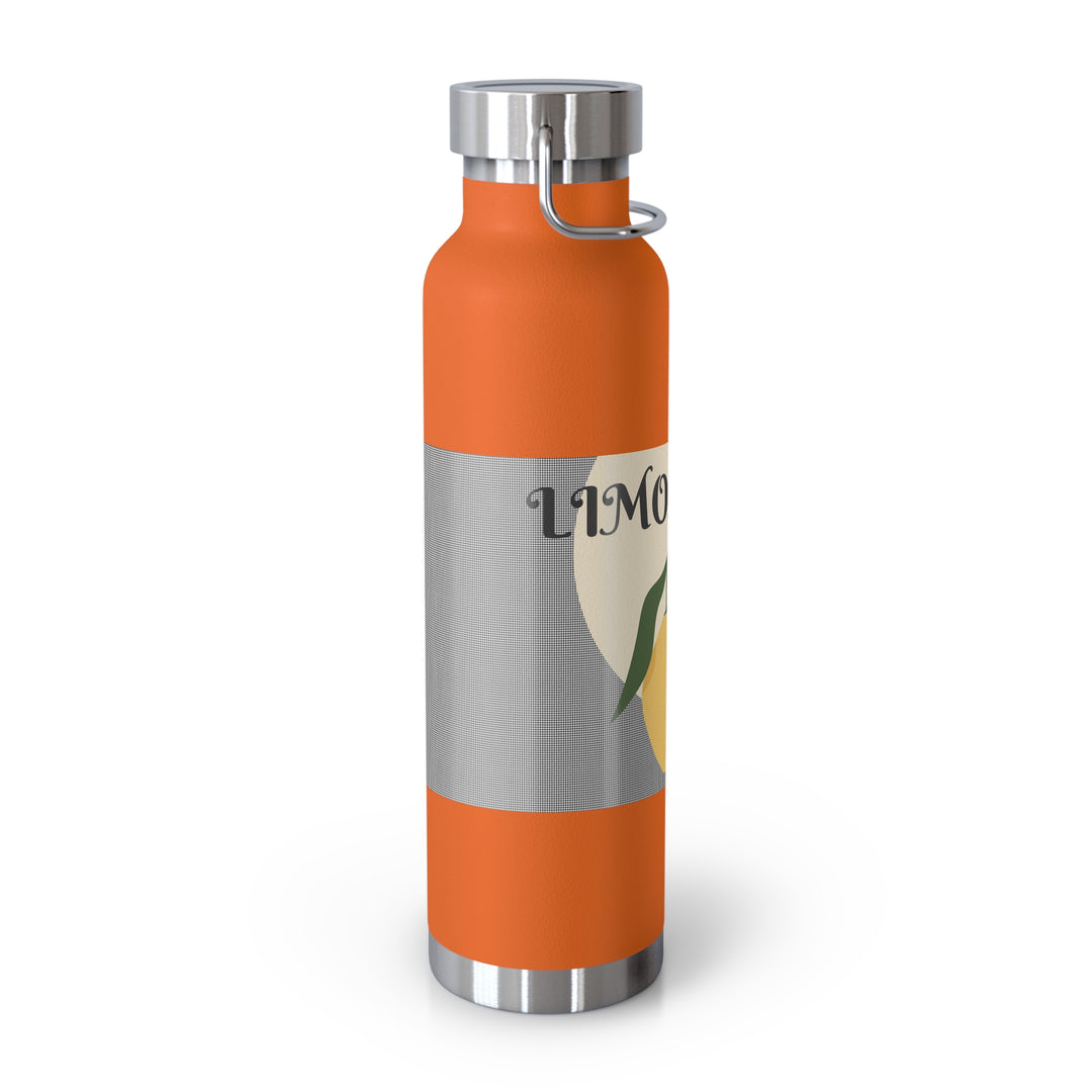 Limoncello Hounds Tooth Copper Vacuum Insulated Bottle, 22oz