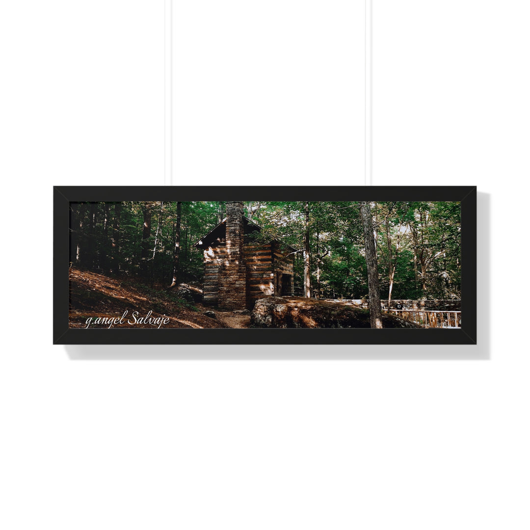 Just a Cabin in the Corner of Gloryland Framed Horizontal Poster