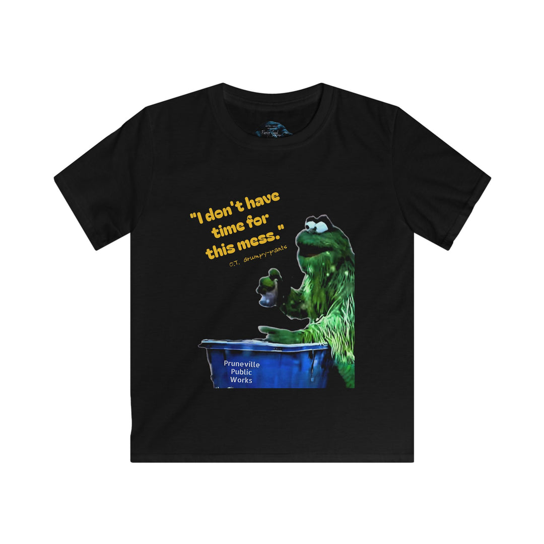Kids Tee - Oscar T Grumpy-Pants, from "Home is Where the Snow Is" Video