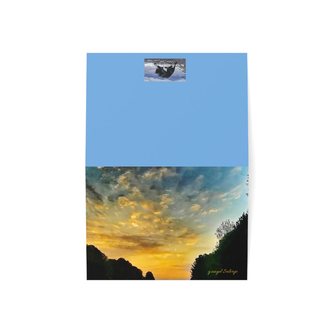 Encouragement Psalms 121 SunriseGreeting Cards Set - 1, 10, 30, 50 Pack - Perfect for Any Occasion