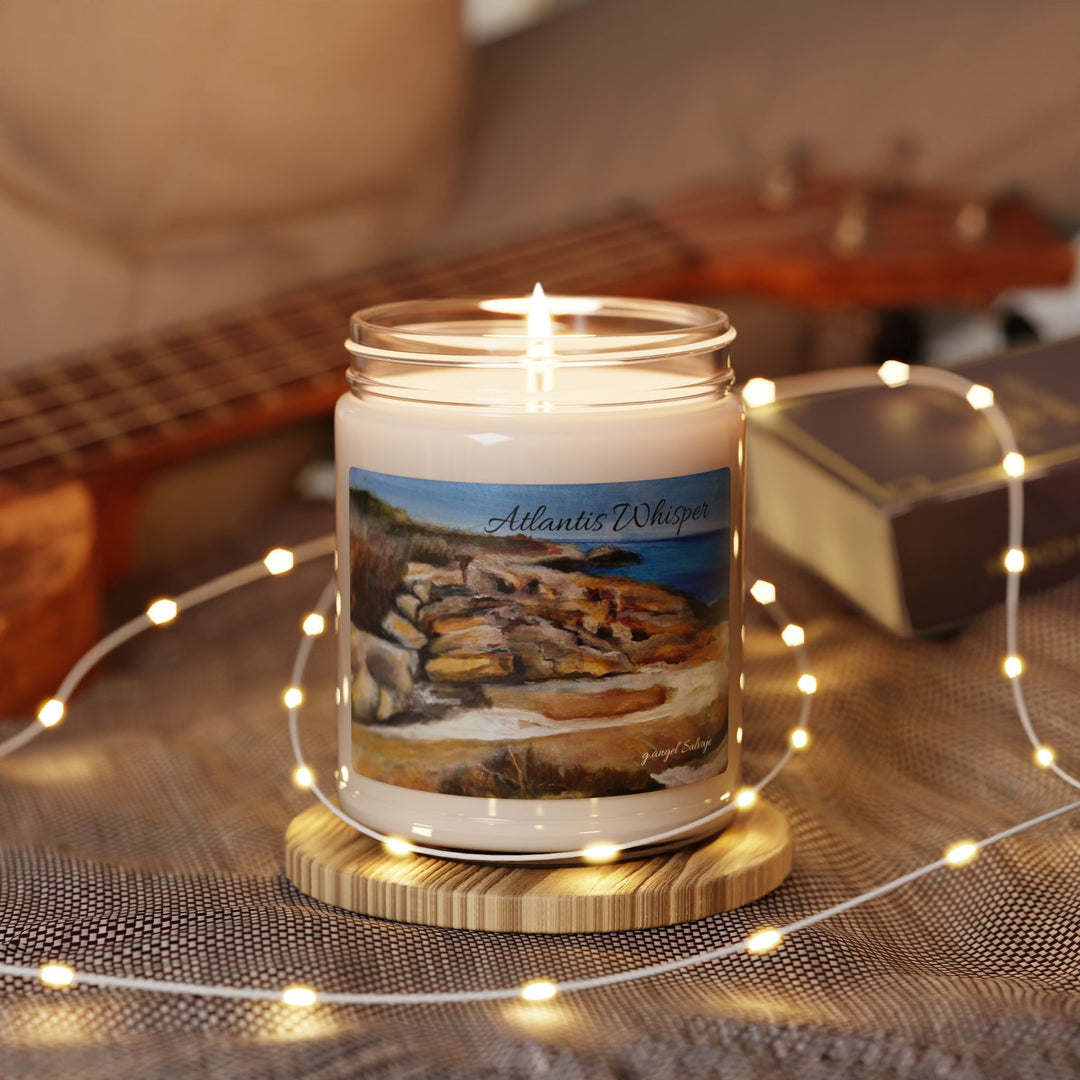 Soy Candle, Seaside Escape Seasalt and Orchid, 9oz