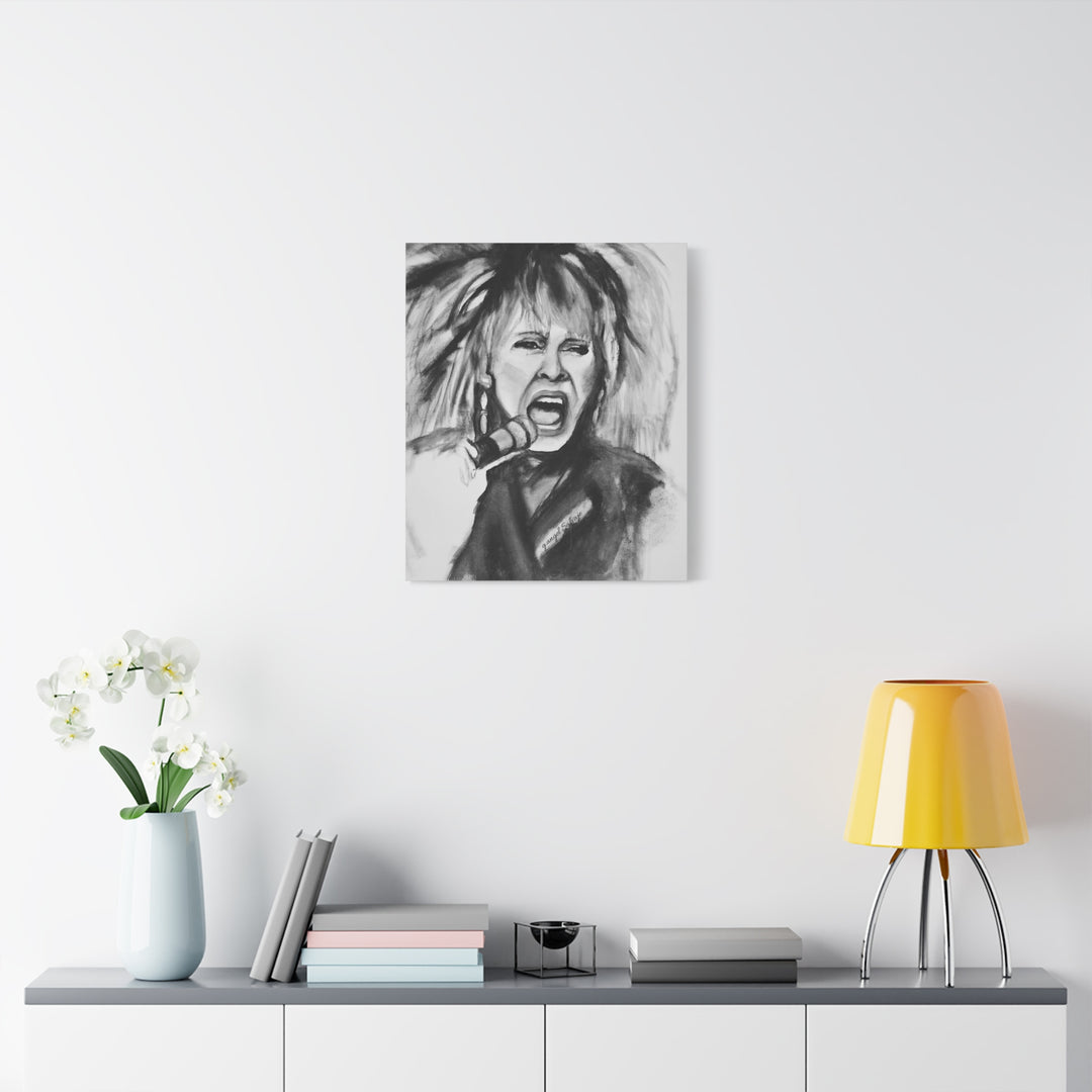 Canvas Print Tina Turner Portrait