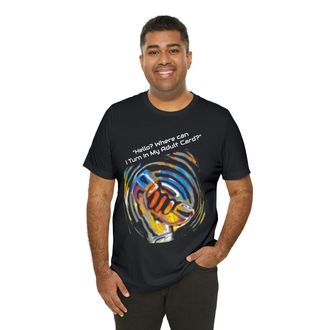 ADULT CARD Dad Jokes Unisex Jersey Short Sleeve Tee